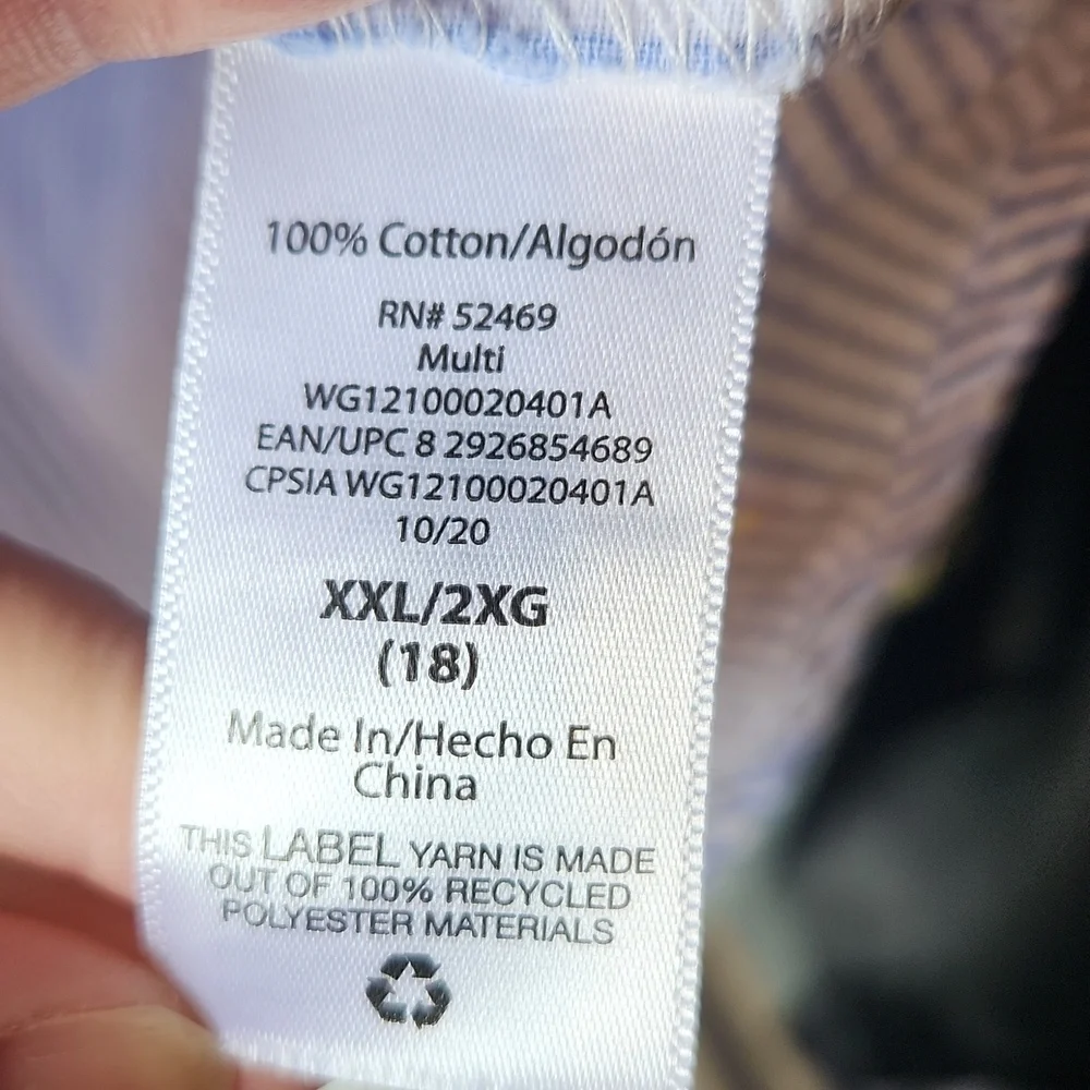 Wonder Nation Girls Long-Sleeved Square Neck Top Size XXL (18) - Picture 6 of 8